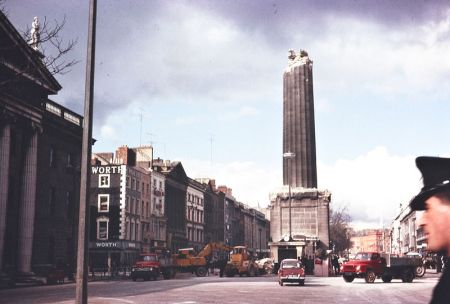 1966 March - Nelson's Pillar, O'Connell St, Dublin